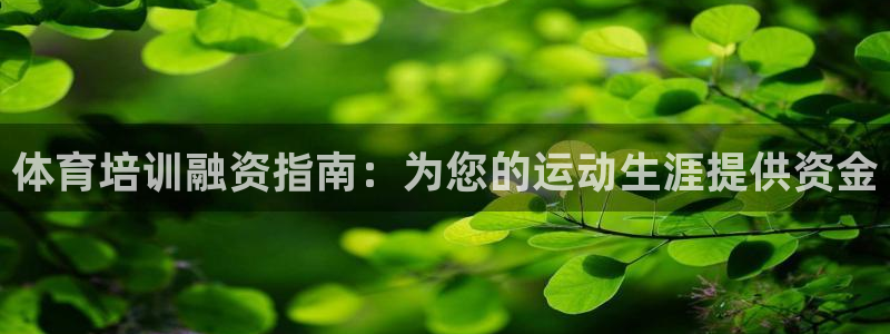 欧陆娱乐登录测速网站：体育培训融资指南：为您的运动生