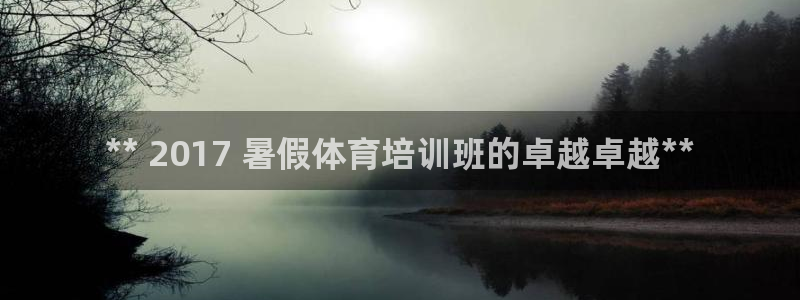 欧陆娱乐公司产品介绍：** 2017 暑假体育培训班