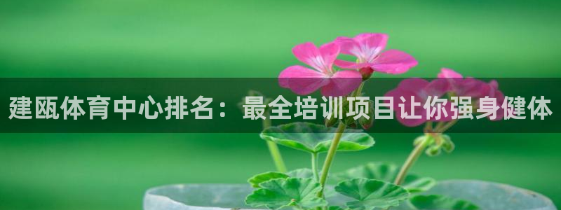 欧陆娱乐登录平台下载：建瓯体育中心排名：最全培训项目