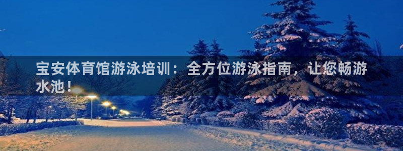 欧陆娱乐平台登录：宝安体育馆游泳培训：全方位游泳指南