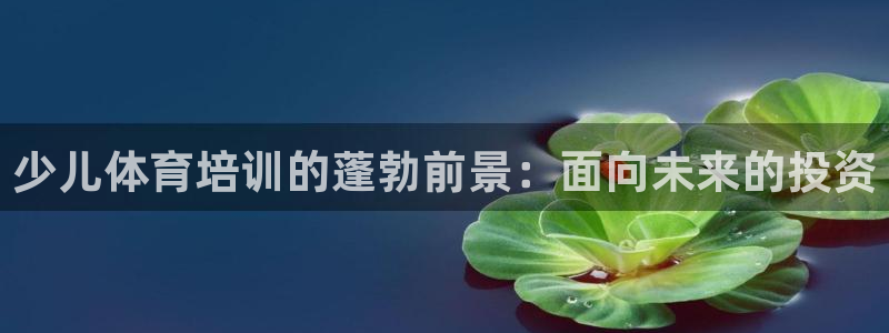 欧陆娱乐群里怎么进：少儿体育培训的蓬勃前景：面向未来