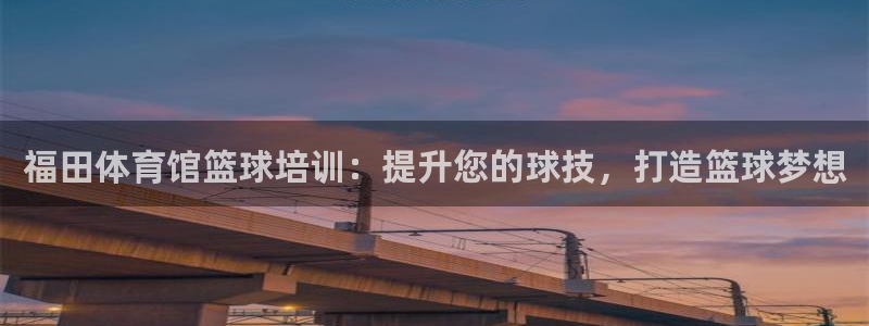 欧陆娱乐登录测速：福田体育馆篮球培训：提升您的球技，