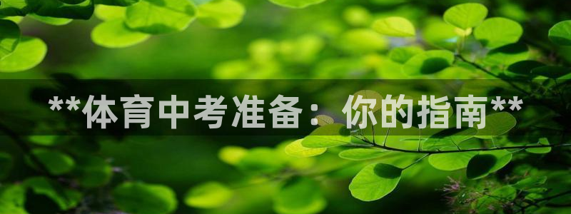 欧陆娱乐是真的假的：**体育中考准备：你的指南**