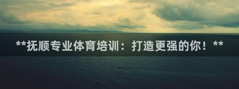 欧陆娱乐计划预测软件：**抚顺专业体育培训：打造更强的你！*
