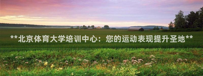 欧陆娱乐平台登录不上怎么办：**北京体育大学培训中心