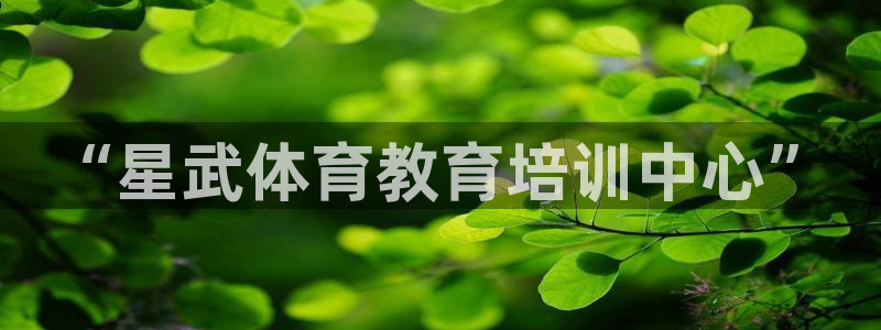 欧陆娱乐怎么注册会员：“星武体育教育培训中心”